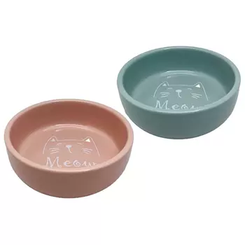 Dogman Миска керамическая для кошек и собак Котик Том, 290 мл