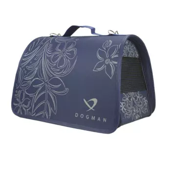 Dogman Сумка Лира № 2 для кошек и собак мелкого и среднего размера, 40х25х24см, синяя