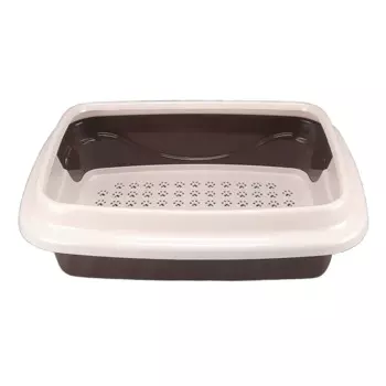 Dogman Туалет средний для кошек Триплекс, 34х44х15 см, коричневый