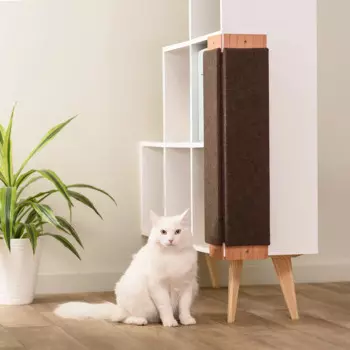 Домоседы Когтеточка (70х29 см) угловая с кошачьей мятой для кошек