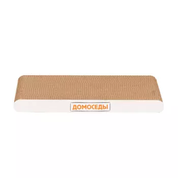 Домоседы Когтеточка для кошек Flat maxi (56x30x5 см) из гофрированного картона для кошек
