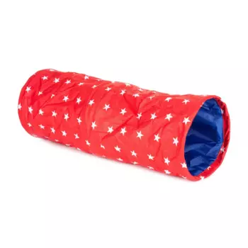 Домоседы Тоннель для кошек 65см, диаметр 22см с шуршащим элементом Звездочка