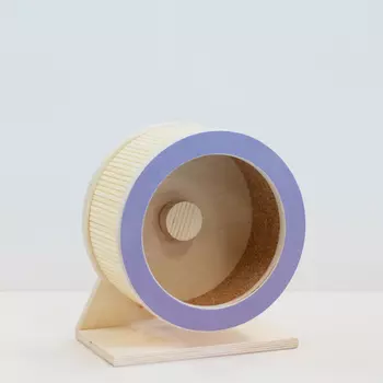 Дорадо Вуд Деревянное беговое колесо для грызунов, D=25см