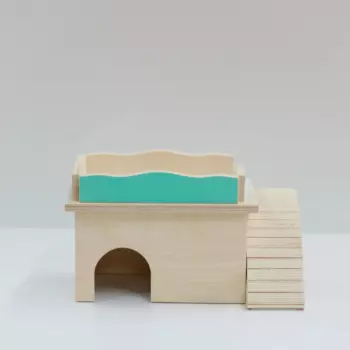 Дорадо Вуд Дом для грызунов, 14х14х25см