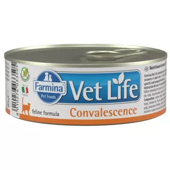 Farmina Vet Life Convalescence Влажный корм (консервы) для кошек в период восстановления и выздоровления, 85 гр.