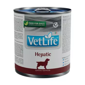 Farmina Vet Life Hepatic Влажный корм (консервы) для собак при заболевание печени, 300 гр.