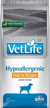 Farmina Vet Life Hypoallergenic диетический сухой корм для собак, гипоаллергенный, 2кг