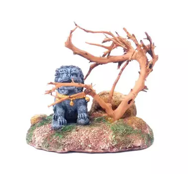 Fauna Декорация Дерево и лев 9х6,5х8см пластик+дерево