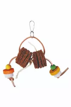 Fauna Игрушка для птиц коромысло с кокосом