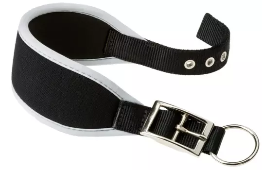 Ferplast Ошейник для собак Ergokomfort, обхват шеи 46 см, ширина 2,5 см, серый