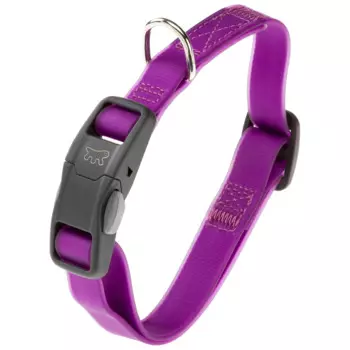 Ferplast EVOLUTION Ошейник для собак 32х1.6см нейлон в силиконе с магнитным замком, фиолетовый
