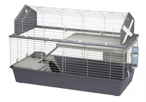 Ferplast Клетка для кроликов Barn 120, 119x58x77 см, серая