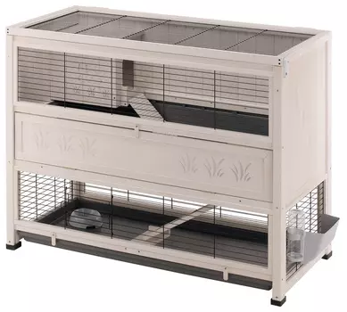 Ferplast Ферпласт Клетка COTTAGE LARGE для содержания кроликов на улице, деревянн