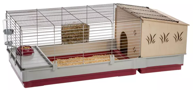 Ferplast Клетка для кроликов Krolik 140 Plus, 142x60x50 см