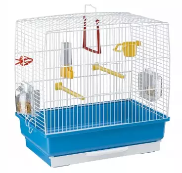 Ferplast Клетка Клетка с пластиковым покрытием для мелких птиц Reсord 2, 39x25x41 см