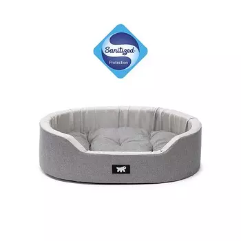 Ferplast Лежак с антибактериальной пропиткой для собак средних и крупных пород Dandy 55 Sanitized, серая
