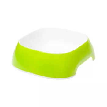 Ferplast Миска пластиковая для собак Glam Small, 400 мл, лайм