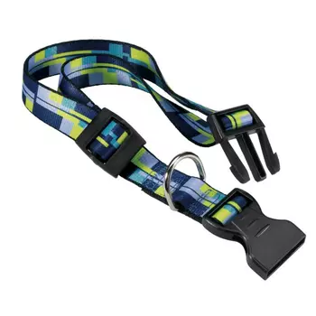 Ferplast Ошейник для собак нейлоновый Arleccino, обхват шеи 45-70 см, ширина 2,5 см, синий