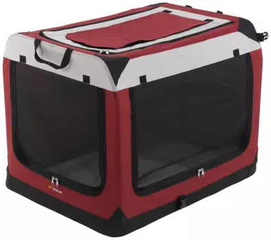 Ferplast Переносной складной домик Holiday 8 для кошек и собак средних и крупных пород, 81х58х58 см, нейлон, цвет в ассортименте