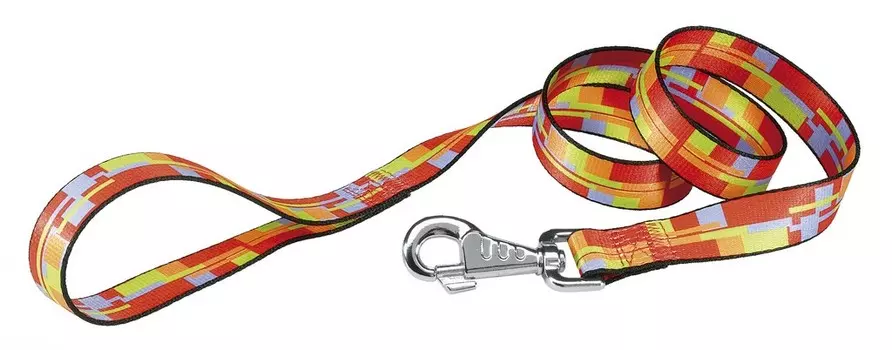 Ferplast Поводок нейлоновый для собак Arlecchino, 110 см, 25 мм