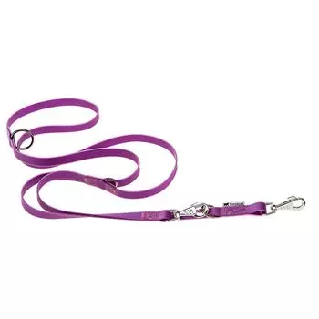 Ferplast Поводок для собак-перестежка EVOLUTION GA25/200 нейлон в силиконе, фиолетовый