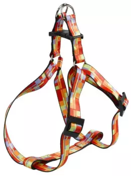 Ferplast Шлейка нейлоновая для собак Arlecchino, XS, обхват груди 33-46,5 см, ширина 15 мм