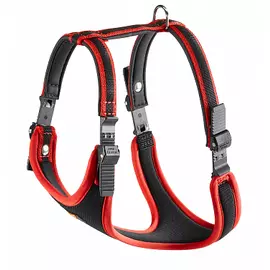 Ferplast Шлейка для собак Ergocomfort P, L, обхват шеи 50-60 см, обхват груди 70-80 см, красная