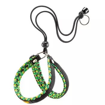 Ferplast Шлейка для собак Agila Fantasy 2, обхват шеи и груди 32-50 см, ширина 15 мм, черная