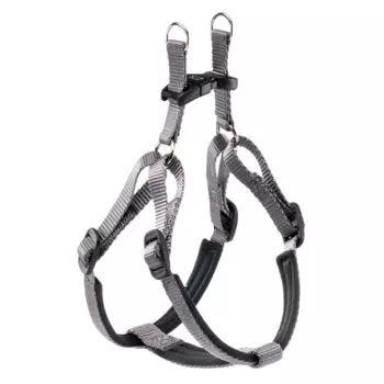 Ferplast Шлейка для собак на мягкой подкладке Daytona, S, обхват шеи 42-48 см, обхват груди 43-52 см, темно-серый
