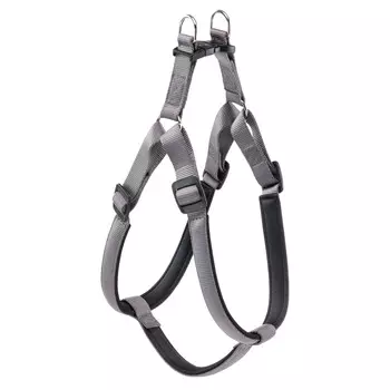 Ferplast Шлейка для собак на мягкой подкладке Daytona, XL, обхват шеи 84-90 см, обхват груди 88-100 см, темно-серый