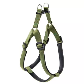Ferplast Шлейка для собак на мягкой подкладке Daytona Extra Large, обхват шеи 84-90 см, обхват груди 88-100 см, оливковый