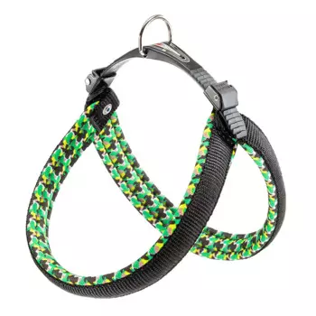 Ferplast Шлейка для собак Agila Fantasy 4, обхват шеи и груди 44-52 см, ширина 20 мм, черная