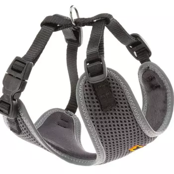 Ferplast Шлейка для кошек и собак Nikita P, XXS, обхват шеи 15-22 см, обхват груди 22-33 см, ширина 10 мм, черная