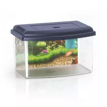 Georplast Аквариум пластиковый, 3 л, серый