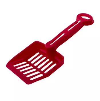 Georplast Совок для туалета 26x10см красный