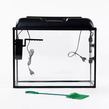 Голд Фиш Аквариум (56х29х40,4 см) прямоугольный с крышкой, 60 л