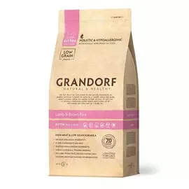 Grandorf Holistic Kitten Сухой корм для котят, с ягненком и индейкой, 2 кг
