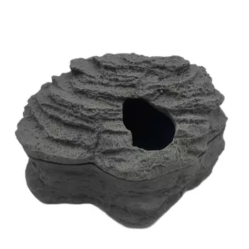 ГРОТАКВА Декор для террариума Влажная камера, 16х15х9,5 см, серая