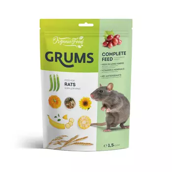 GRUMS Корм для крыс, 1,5 кг