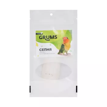 GRUMS Минеральная подкормка для птиц, грызунов и улиток Сепия, 9-12 см