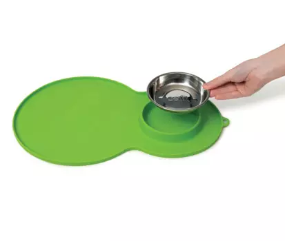 Hagen Catit Мат зеленый большой с миской