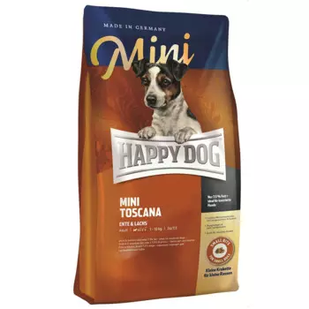 Happy Dog Mini Toscana корм для взрослых собак мелких пород с пониженнойактивностью, привередливых собак и с чувствительным пищеварением 1 кг