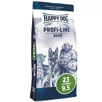 Happy Dog Profi Line Basic 23/9,5 полнорационный корм для взрослых собак всехпород 20 кг