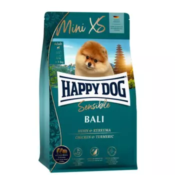 Happy Dog Supreme Mini XS Bali сухой корм для мелких собак с чувствительнымпищеварением 0,3кг
