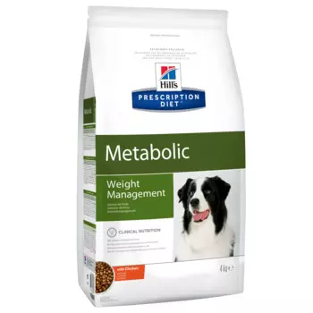 Hill's Prescription Diet Metabolic Weight Management сухой корм для собак, с курицей, 4кг