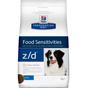 Hill's Prescription Diet z/d Food Sensitivities сухой корм для собак, диетический гипоаллергенный, 3кг