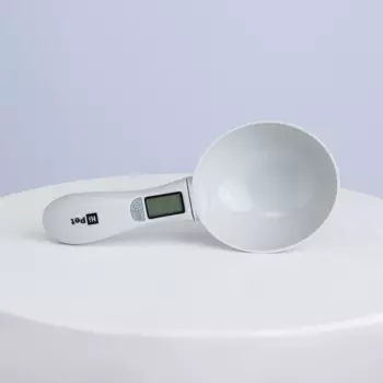 HiPet Мерная ложка электронная, длина 23 см, емкость 11х10х5 см, серый