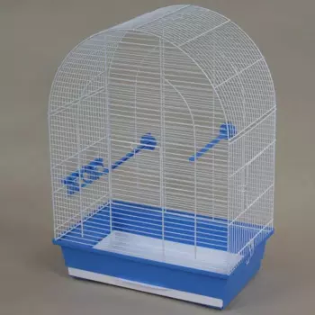 Inter-zoo Клетка с эмалированной решеткой для мелких и средних птиц Lusi II, 45х28х63,5 см