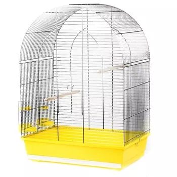 Inter-zoo Клетка с оцинкованной решеткой для мелких и средних птиц Lusi III, 54х34х75 см