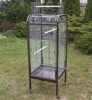 Inter-zoo Клетка для птиц OMEGA I (4мм) 560х560х1460 мм P200